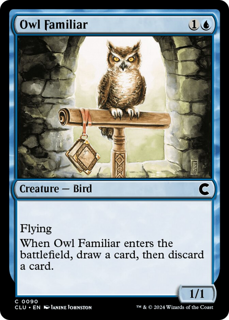 Owl Familiar [Ravnica: Clue Edition] - The Mythic Store | 24h Order Processing