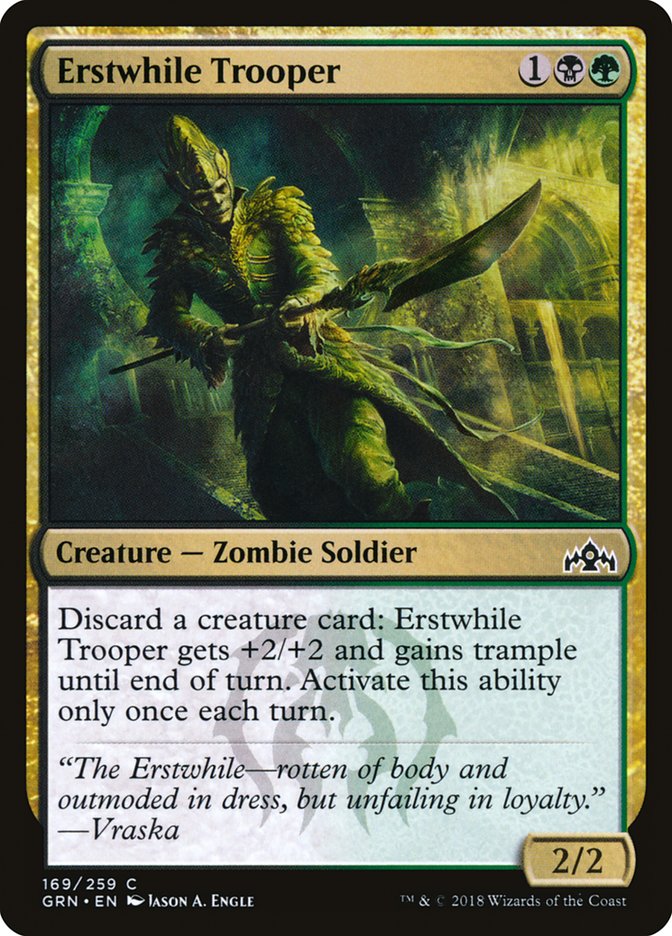 Erstwhile Trooper [Guilds of Ravnica] - The Mythic Store | 24h Order Processing