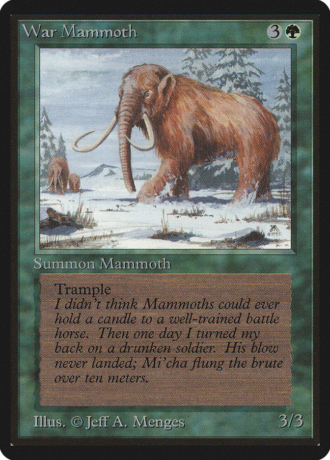 War Mammoth [Beta Edition] - The Mythic Store | 24h Order Processing