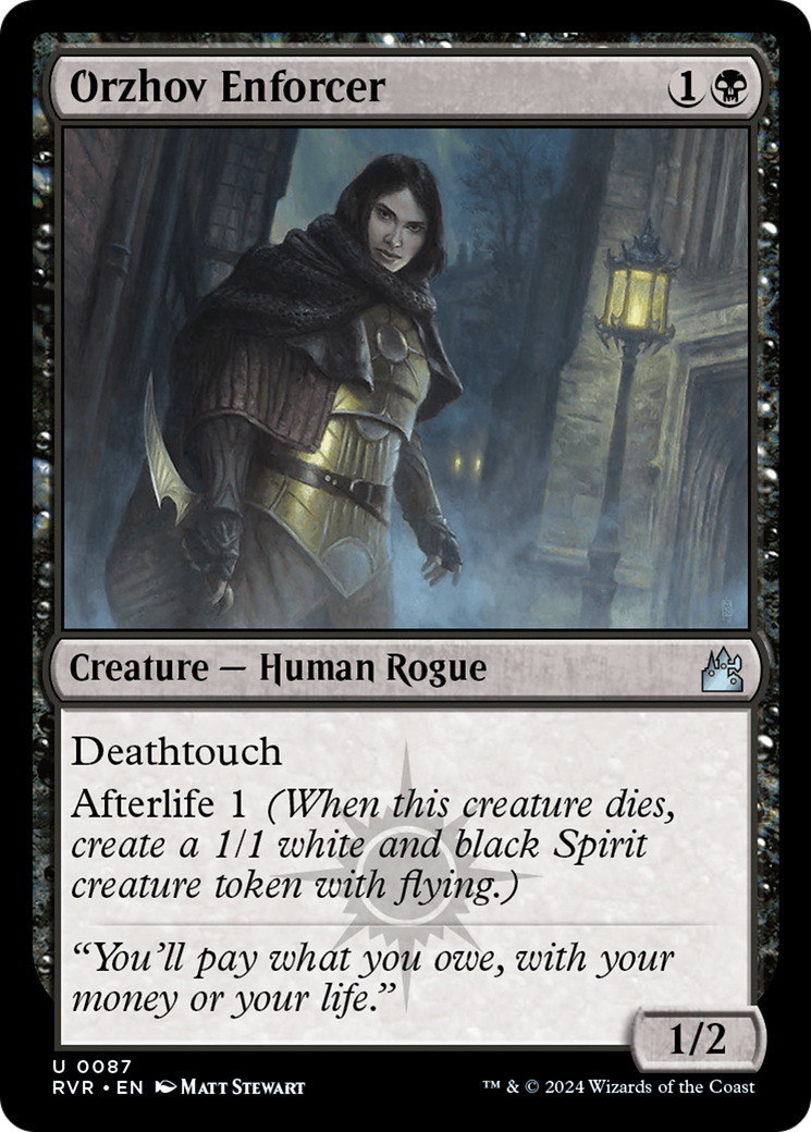 Orzhov Enforcer [Ravnica Remastered] - The Mythic Store | 24h Order Processing