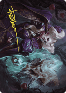 Conceited Witch Art Card (Gold-Stamped Signature) [Wilds of Eldraine Art Series] - The Mythic Store | 24h Order Processing