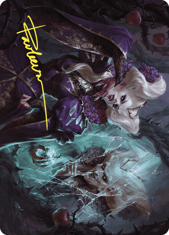 Conceited Witch Art Card (Gold-Stamped Signature) [Wilds of Eldraine Art Series] - The Mythic Store | 24h Order Processing