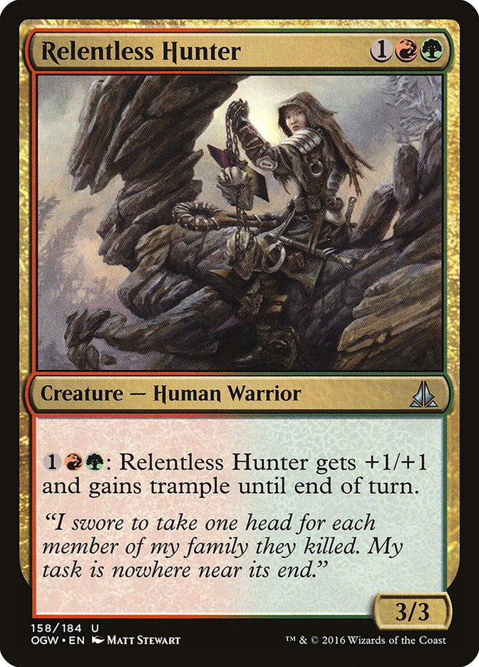 Relentless Hunter [Oath of the Gatewatch] - The Mythic Store | 24h Order Processing