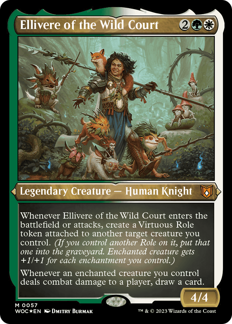 Ellivere of the Wild Court (Display Commander) [Wilds of Eldraine Commander] - The Mythic Store | 24h Order Processing