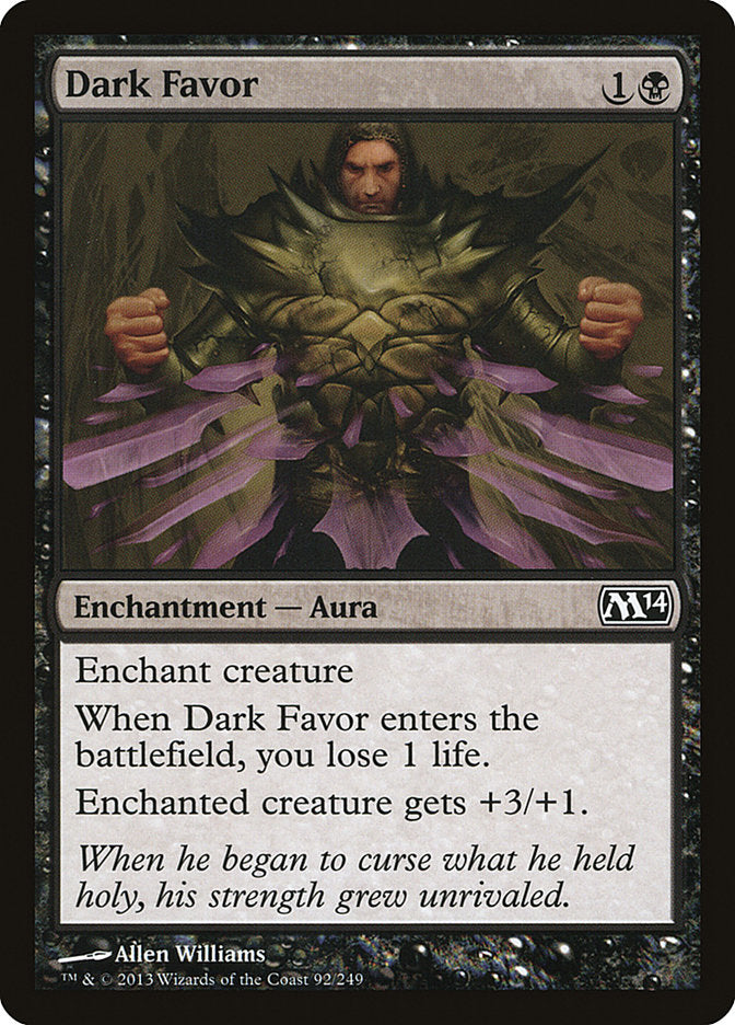 Dark Favor [Magic 2014] - The Mythic Store | 24h Order Processing