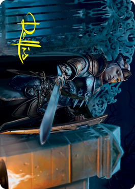 Cemetery Protector Art Card (Gold-Stamped Signature) [Innistrad: Crimson Vow Art Series] - The Mythic Store | 24h Order Processing