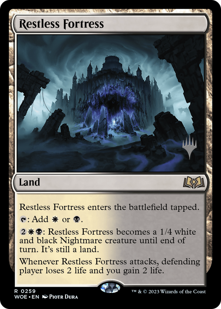 Restless Fortress (Promo Pack) [Wilds of Eldraine Promos] - The Mythic Store | 24h Order Processing