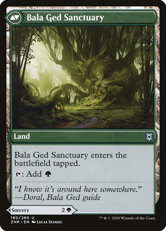 Bala Ged Recovery // Bala Ged Sanctuary [Zendikar Rising] - The Mythic Store | 24h Order Processing