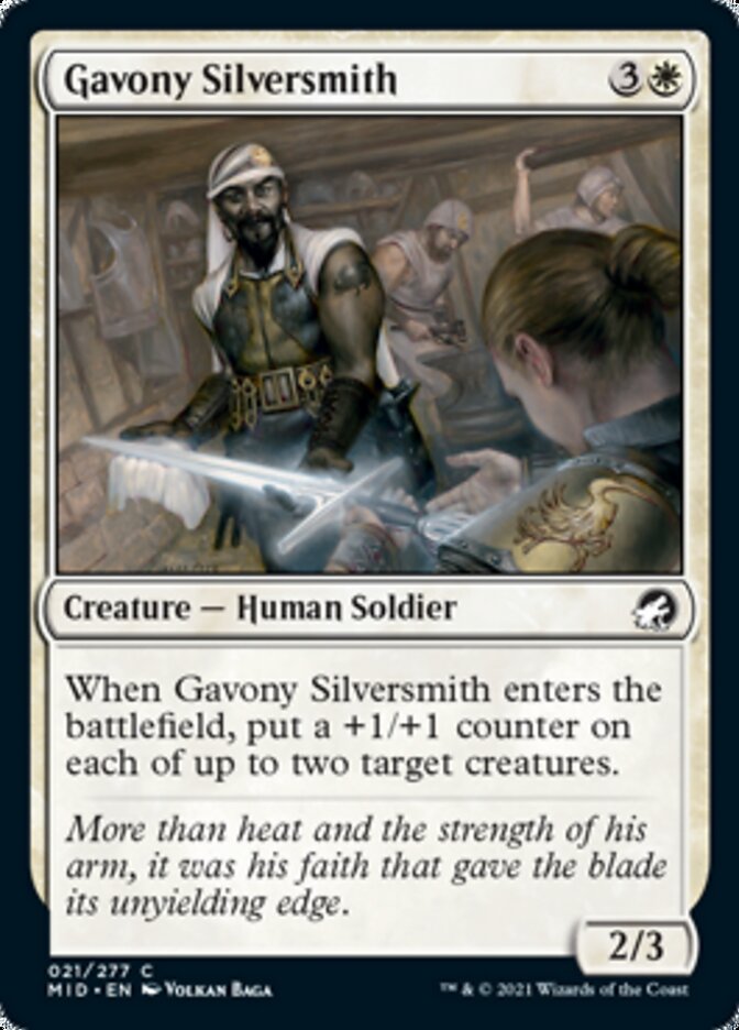 Gavony Silversmith [Innistrad: Midnight Hunt] - The Mythic Store | 24h Order Processing