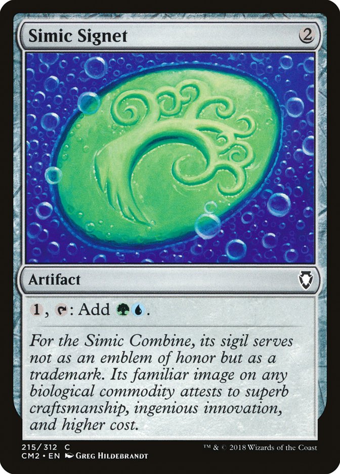 Simic Signet (215/312) [Commander Anthology Volume II] - The Mythic Store | 24h Order Processing