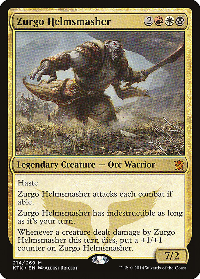 Zurgo Helmsmasher [Khans of Tarkir] - The Mythic Store | 24h Order Processing