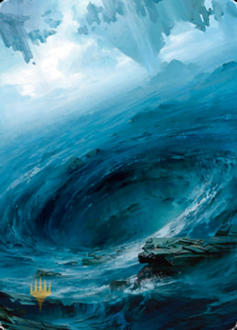 Island 3 Art Card (Gold-Stamped Signature) [Zendikar Rising Art Series] - The Mythic Store | 24h Order Processing