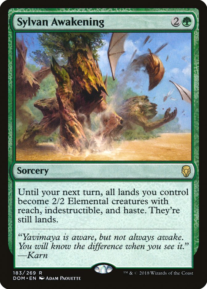 Sylvan Awakening [Dominaria] - The Mythic Store | 24h Order Processing