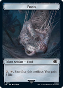 Food // Wraith Double-Sided Token [The Lord of the Rings: Tales of Middle-Earth Commander Tokens] - The Mythic Store | 24h Order Processing