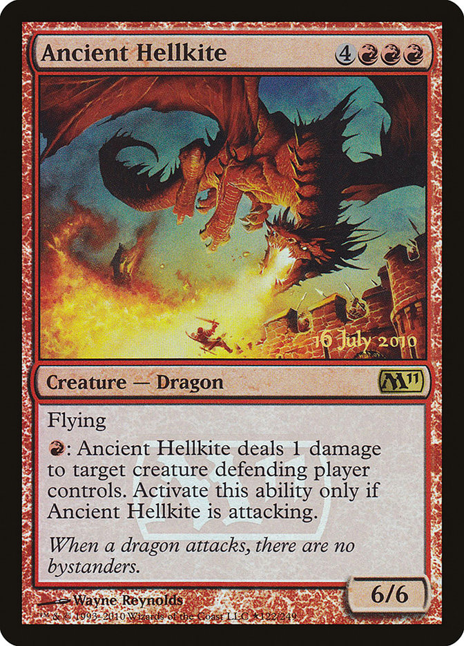 Ancient Hellkite [Magic 2011 Prerelease Promos] - The Mythic Store | 24h Order Processing