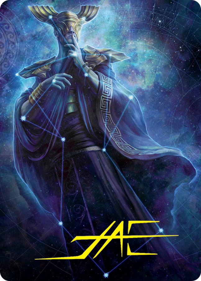 Atris, Oracle of Half-Truths Art Card (Gold-Stamped Signature) [March of the Machine Art Series] - The Mythic Store | 24h Order Processing