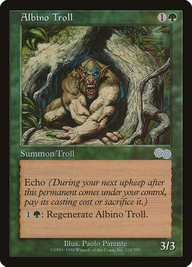 Albino Troll [Urza's Saga] - The Mythic Store | 24h Order Processing