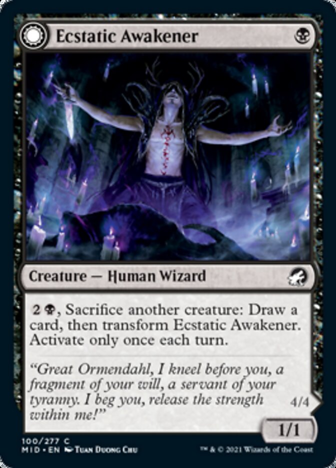 Ecstatic Awakener // Awoken Demon [Innistrad: Midnight Hunt] - The Mythic Store | 24h Order Processing