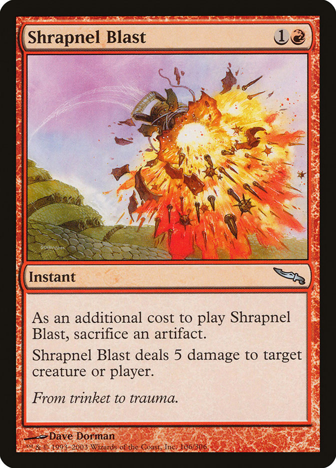 Shrapnel Blast [Mirrodin] - The Mythic Store | 24h Order Processing