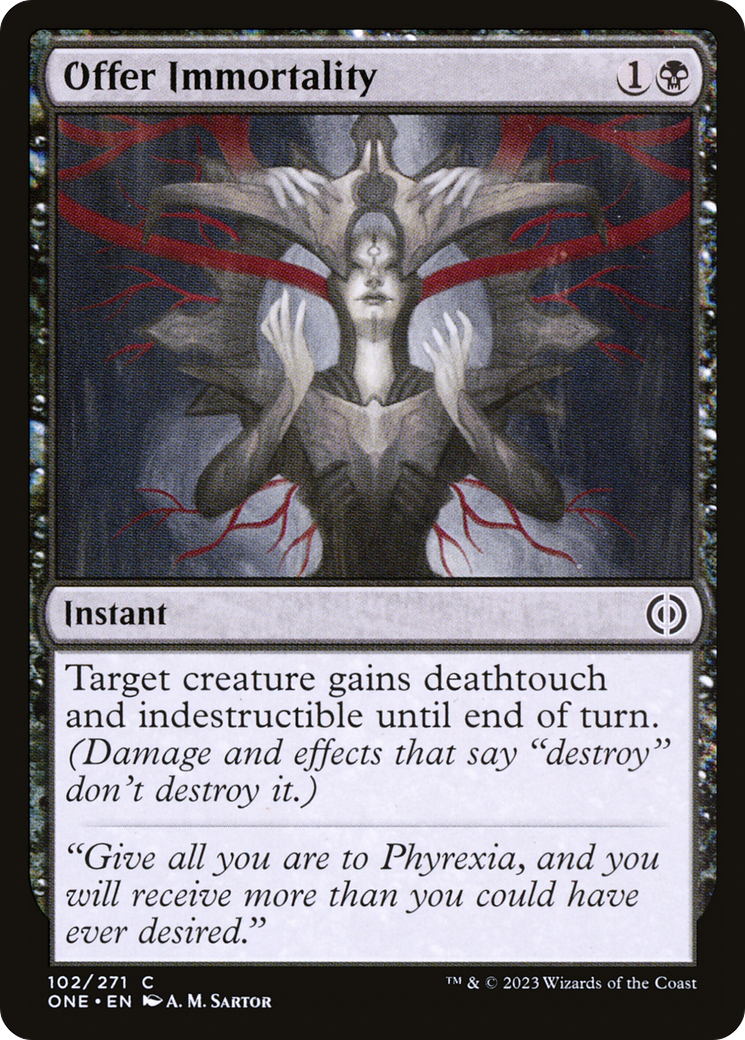 Offer Immortality [Phyrexia: All Will Be One] - The Mythic Store | 24h Order Processing