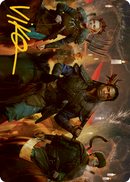Candlelit Cavalry Art Card (Gold-Stamped Signature) [Innistrad: Midnight Hunt Art Series] - The Mythic Store | 24h Order Processing