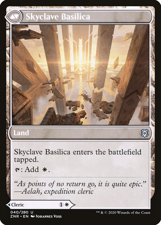 Skyclave Cleric // Skyclave Basilica [Zendikar Rising] - The Mythic Store | 24h Order Processing