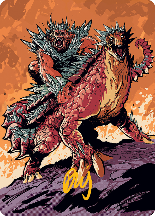 Kogla and Yidaro Art Card (Gold-Stamped Signature) [March of the Machine Art Series] - The Mythic Store | 24h Order Processing