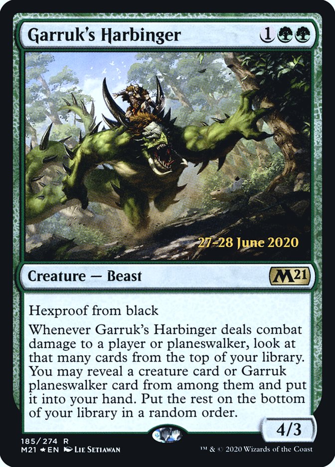 Garruk's Harbinger [Core Set 2021 Prerelease Promos] - The Mythic Store | 24h Order Processing