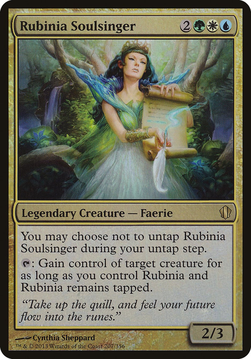 Rubinia Soulsinger (Oversized) [Commander 2013 Oversized] - The Mythic Store | 24h Order Processing