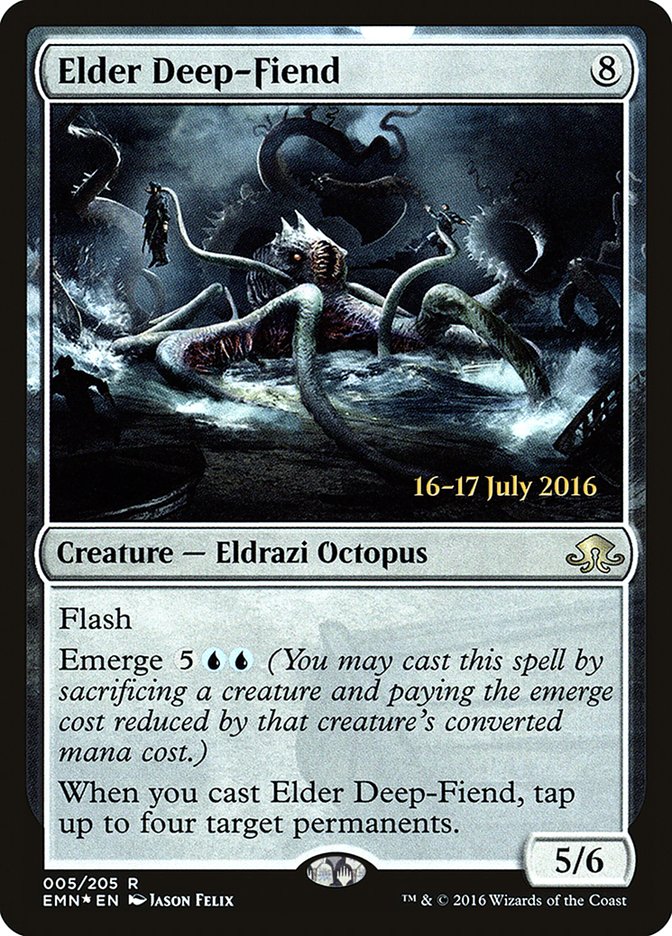 Elder Deep-Fiend [Eldritch Moon Prerelease Promos] - The Mythic Store | 24h Order Processing