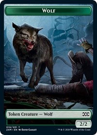 Wolf // Golem Double-Sided Token [Double Masters Tokens] - The Mythic Store | 24h Order Processing