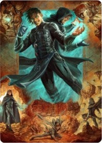 Jace, Mirror Mage 2 Art Card [Zendikar Rising Art Series] - The Mythic Store | 24h Order Processing