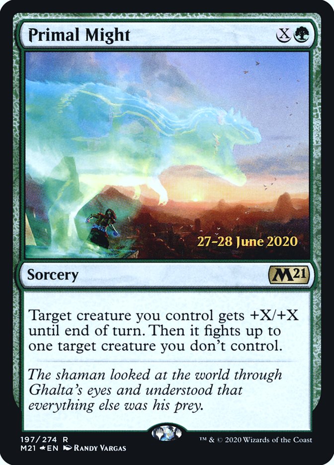 Primal Might [Core Set 2021 Prerelease Promos] - The Mythic Store | 24h Order Processing