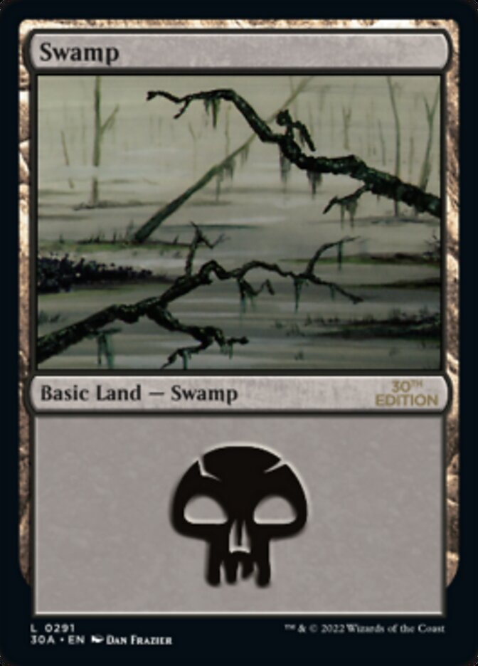 Swamp (291) [30th Anniversary Edition] - The Mythic Store | 24h Order Processing