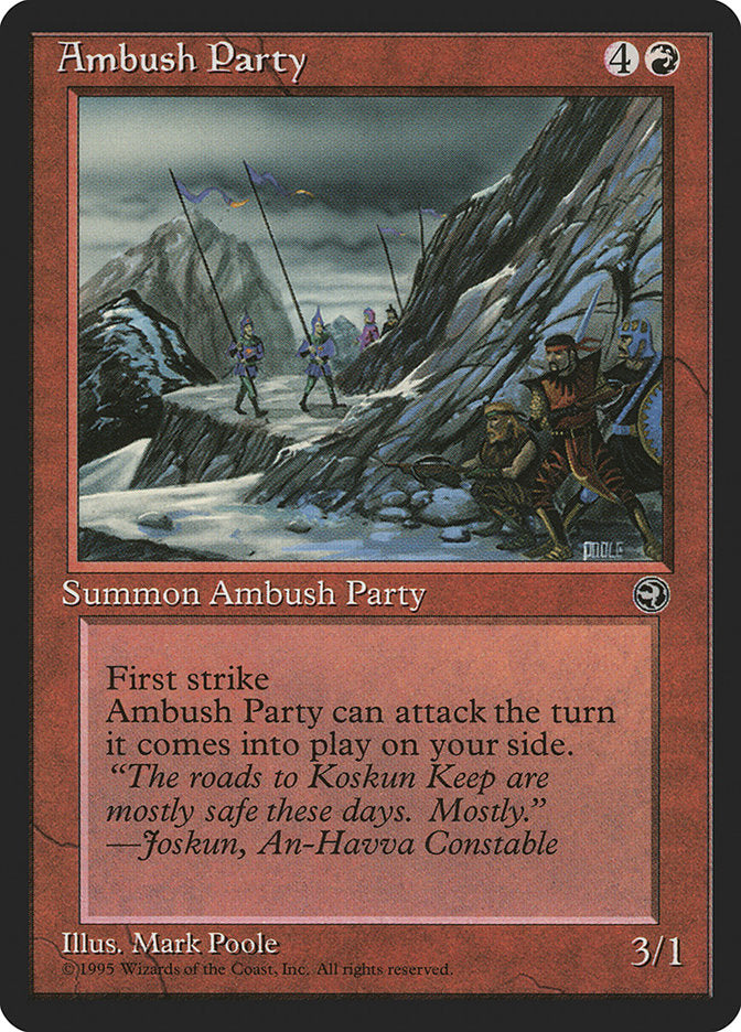 Ambush Party (Joskun Flavor Text) [Homelands] - The Mythic Store | 24h Order Processing