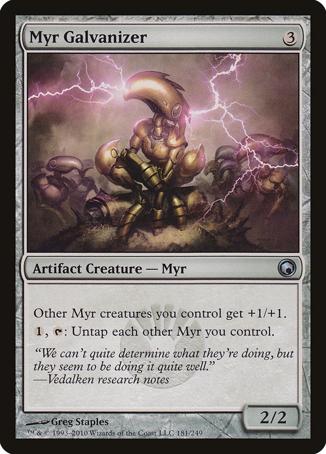 Myr Galvanizer [Scars of Mirrodin] - The Mythic Store | 24h Order Processing