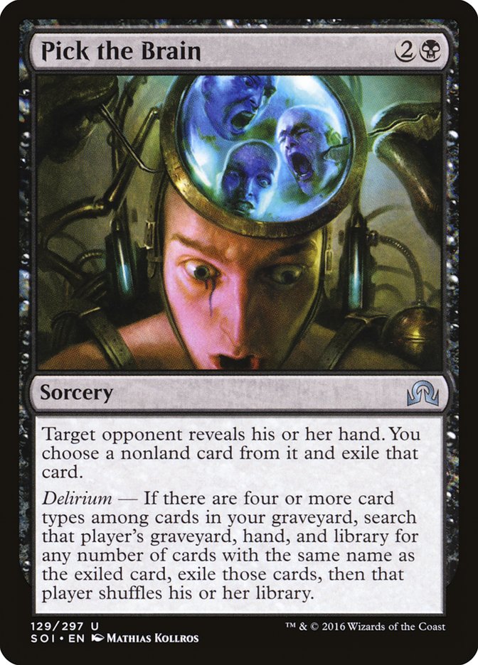 Pick the Brain [Shadows over Innistrad] - The Mythic Store | 24h Order Processing