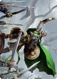 Maja, Bretagard Protector Art Card (Gold-Stamped Signature) [Kaldheim Art Series] - The Mythic Store | 24h Order Processing