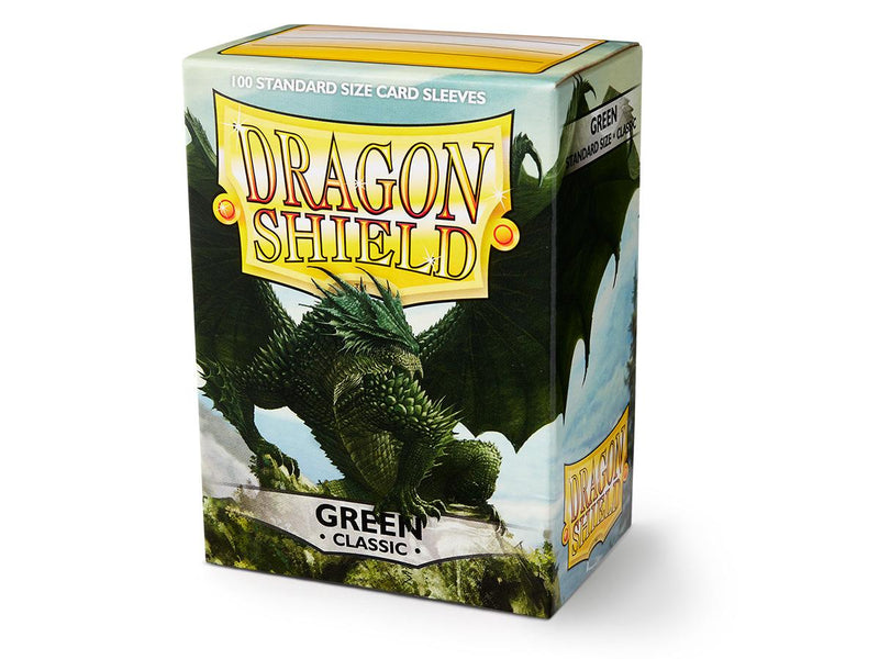 Dragon Shield Classic Sleeve - Green ‘Verdante’ 100ct - The Mythic Store | 24h Order Processing