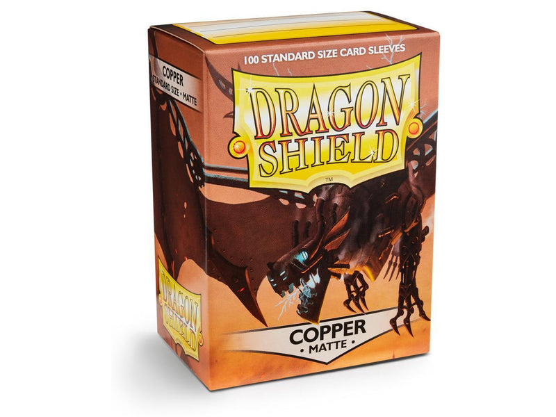 Dragon Shield Matte Sleeve - Copper ‘Draco Primus’ 100ct - The Mythic Store | 24h Order Processing