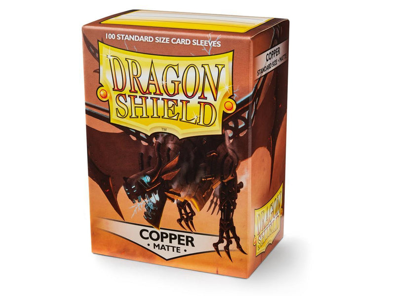 Dragon Shield Matte Sleeve - Copper ‘Draco Primus’ 100ct - The Mythic Store | 24h Order Processing