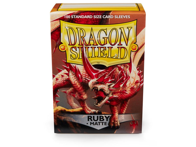 Dragon Shield Matte Sleeve - Ruby ‘Rubis’ 100ct - The Mythic Store | 24h Order Processing