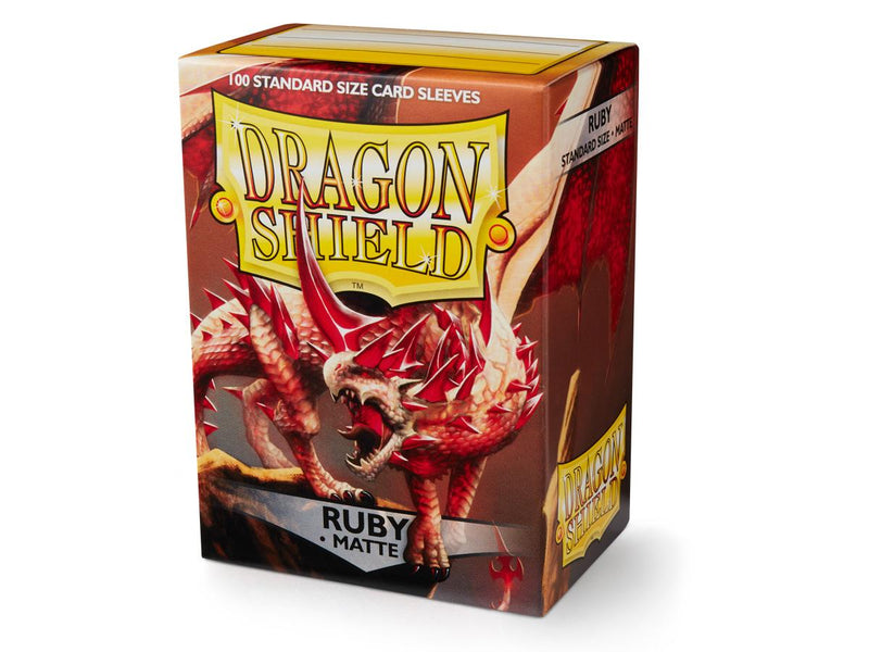 Dragon Shield Matte Sleeve - Ruby ‘Rubis’ 100ct - The Mythic Store | 24h Order Processing