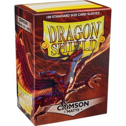 Dragon Shield Matte Sleeve - Crimson ‘Logi’ 100ct - The Mythic Store | 24h Order Processing