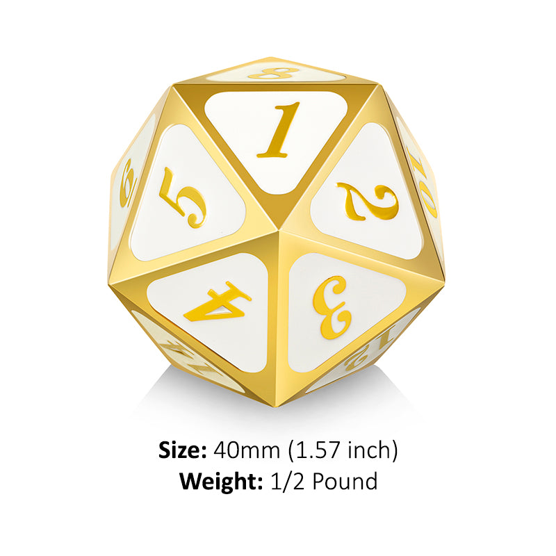 Metal D20 Spindown Dice - The Mythic Store | 24h Order Processing