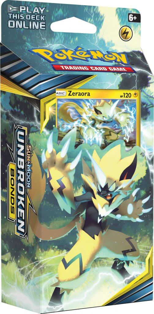 POKÉMON TCG Sun & Moon Unbroken Bonds Theme Deck Zeraora - The Mythic Store | 24h Order Processing