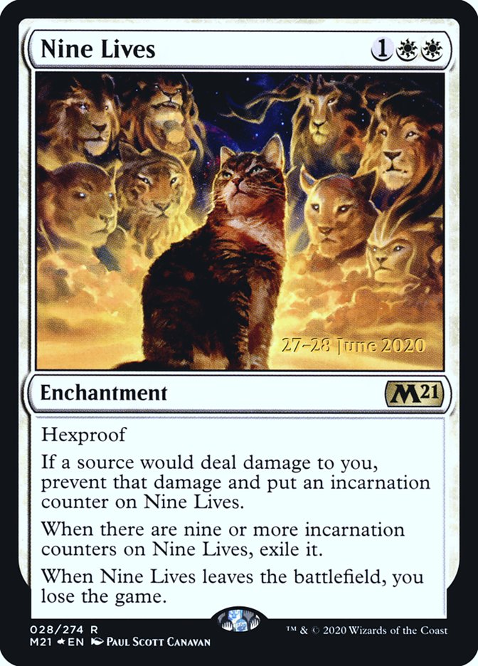 Nine Lives [Core Set 2021 Prerelease Promos] - The Mythic Store | 24h Order Processing