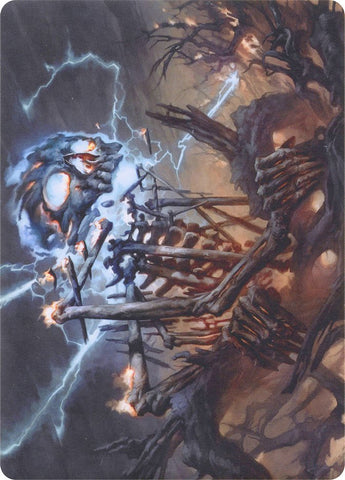 Lightning Skelemental // Lightning Skelemental [Modern Horizons Art Series] - The Mythic Store | 24h Order Processing