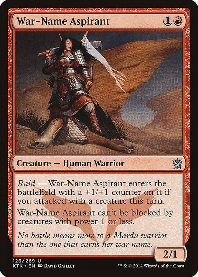 War-Name Aspirant [Khans of Tarkir] - The Mythic Store | 24h Order Processing