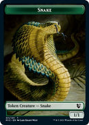 Spirit // Snake Double-Sided Token [Innistrad: Midnight Hunt Commander Tokens] - The Mythic Store | 24h Order Processing